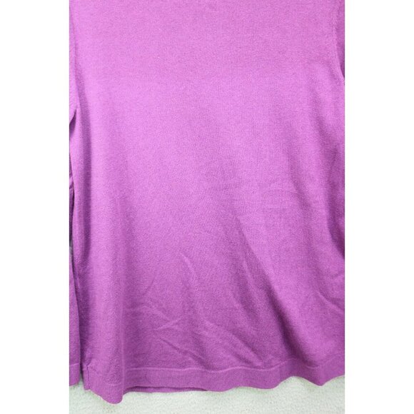 J.Jill Long Sleeve Purple Sweater Tunic-Size XS/Petite - Picture 9 of 10